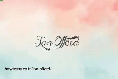 Ian Offord