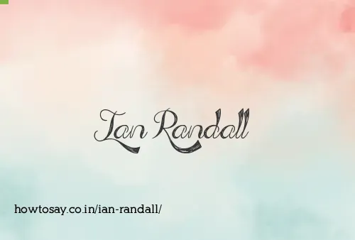 Ian Randall