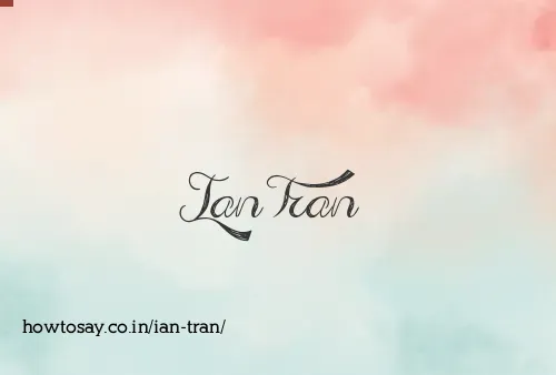 Ian Tran