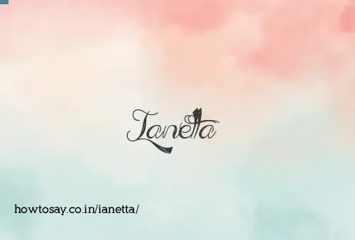 Ianetta