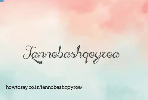 Iannobashqoyroa