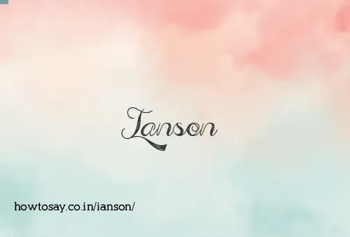 Ianson