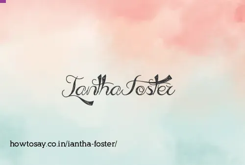Iantha Foster