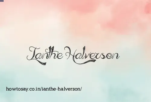 Ianthe Halverson