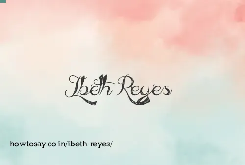 Ibeth Reyes