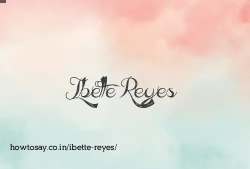 Ibette Reyes