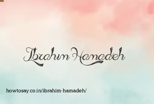 Ibrahim Hamadeh