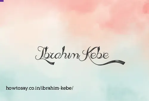 Ibrahim Kebe
