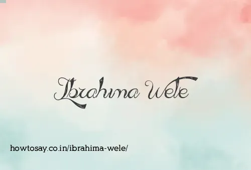 Ibrahima Wele