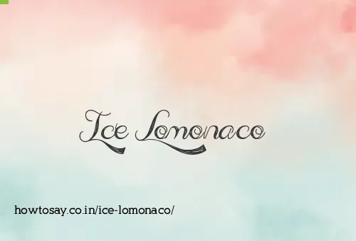 Ice Lomonaco