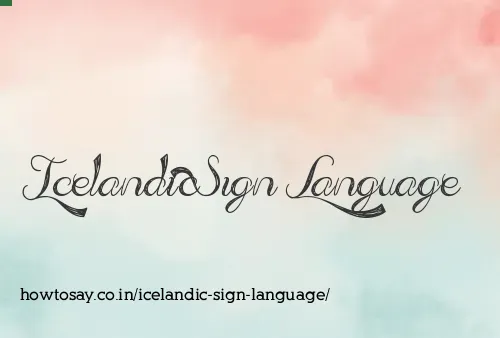 Icelandic Sign Language