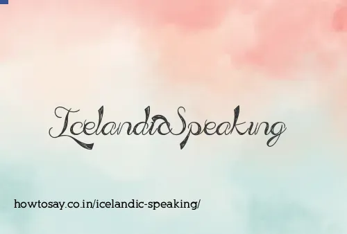 Icelandic Speaking