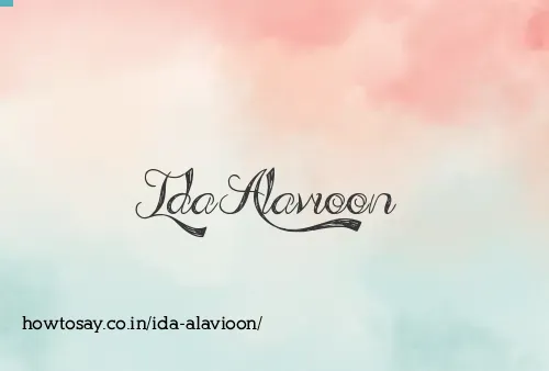 Ida Alavioon
