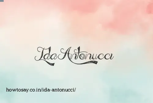 Ida Antonucci