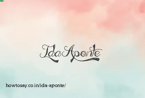 Ida Aponte