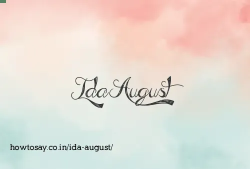 Ida August