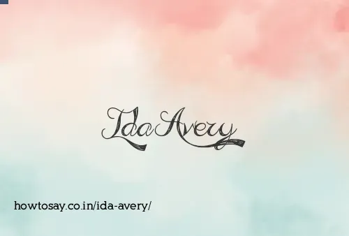 Ida Avery