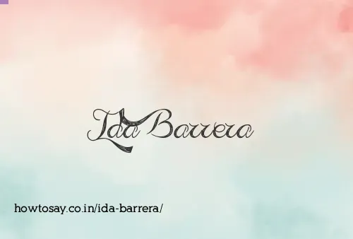 Ida Barrera