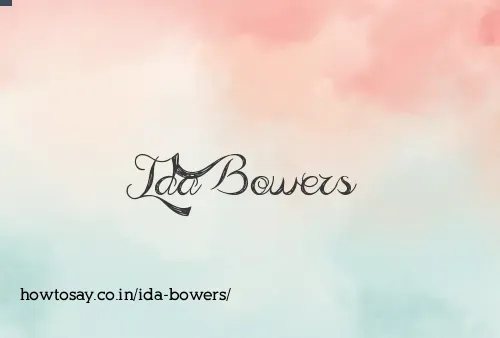 Ida Bowers