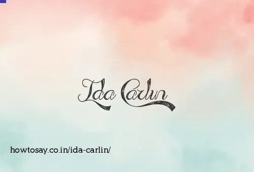 Ida Carlin