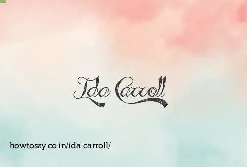 Ida Carroll
