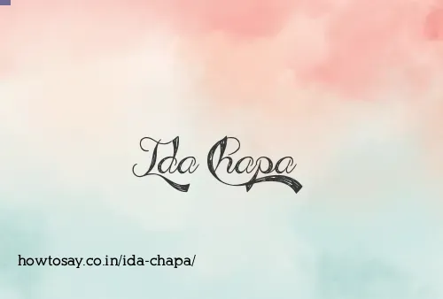 Ida Chapa