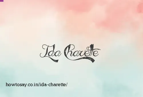 Ida Charette