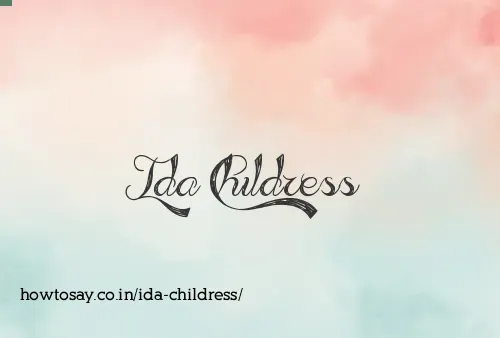 Ida Childress
