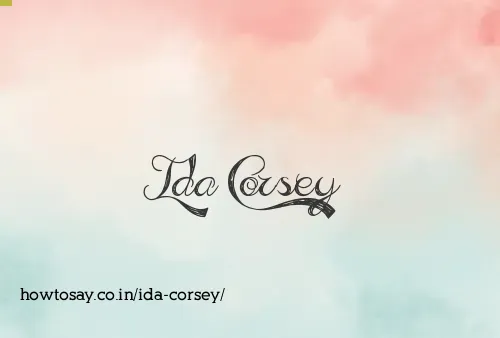Ida Corsey