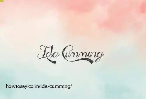 Ida Cumming