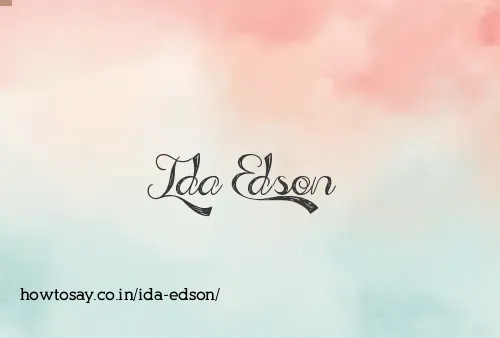 Ida Edson
