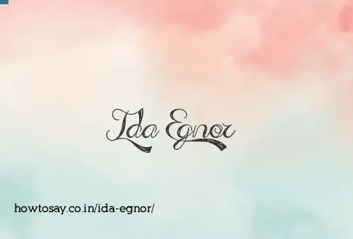 Ida Egnor