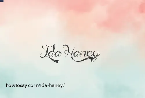 Ida Haney