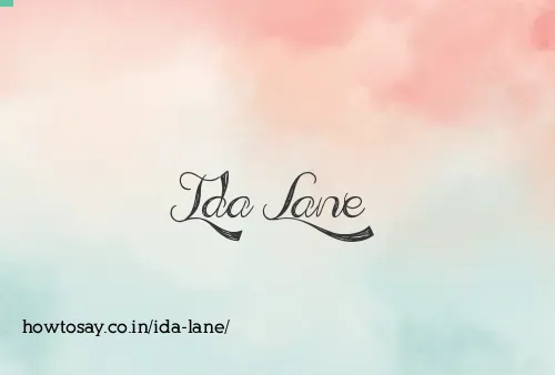 Ida Lane