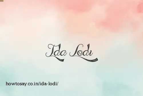 Ida Lodi