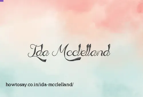 Ida Mcclelland