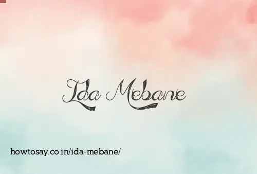 Ida Mebane