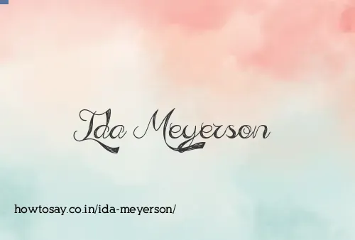 Ida Meyerson