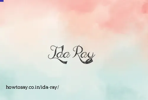 Ida Ray