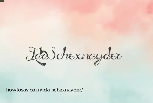 Ida Schexnayder