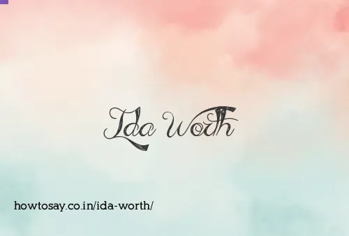 Ida Worth