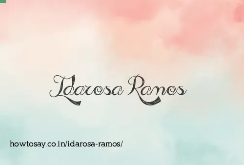 Idarosa Ramos