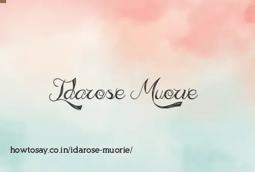 Idarose Muorie