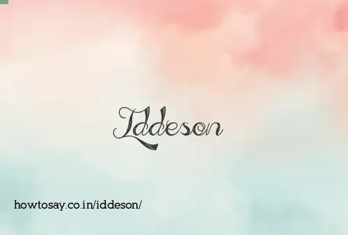 Iddeson