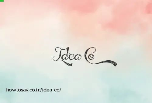 Idea Co