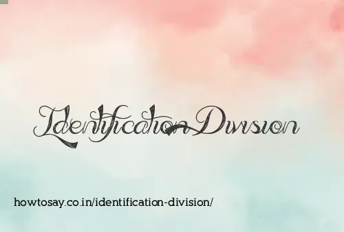Identification Division