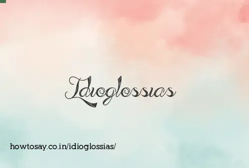 Idioglossias