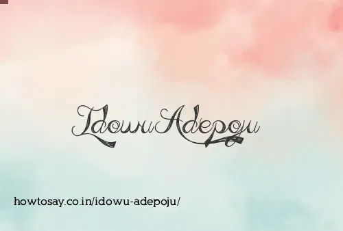 Idowu Adepoju