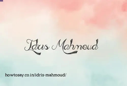 Idris Mahmoud