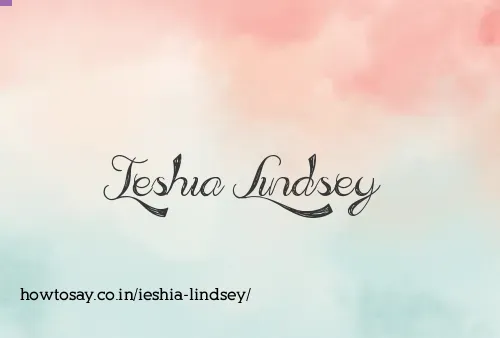 Ieshia Lindsey